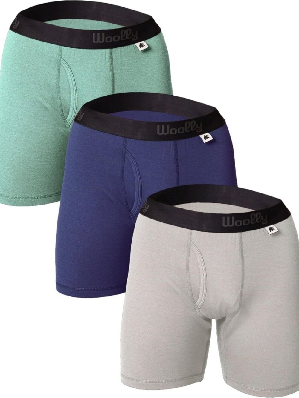 Men's 100% Merino Wool Active Boxers - Soft, Breathable, RWS Certified Comfort